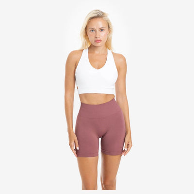 Tank sports bra with V Seamless neck