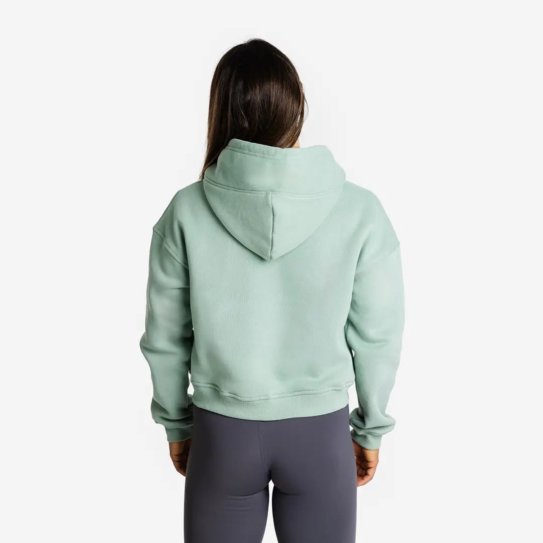 Sudadera Mujer Crop con Capucha