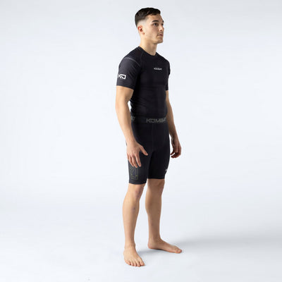 Rashguard Short Manga Kombat Kobalt T -shirt for men